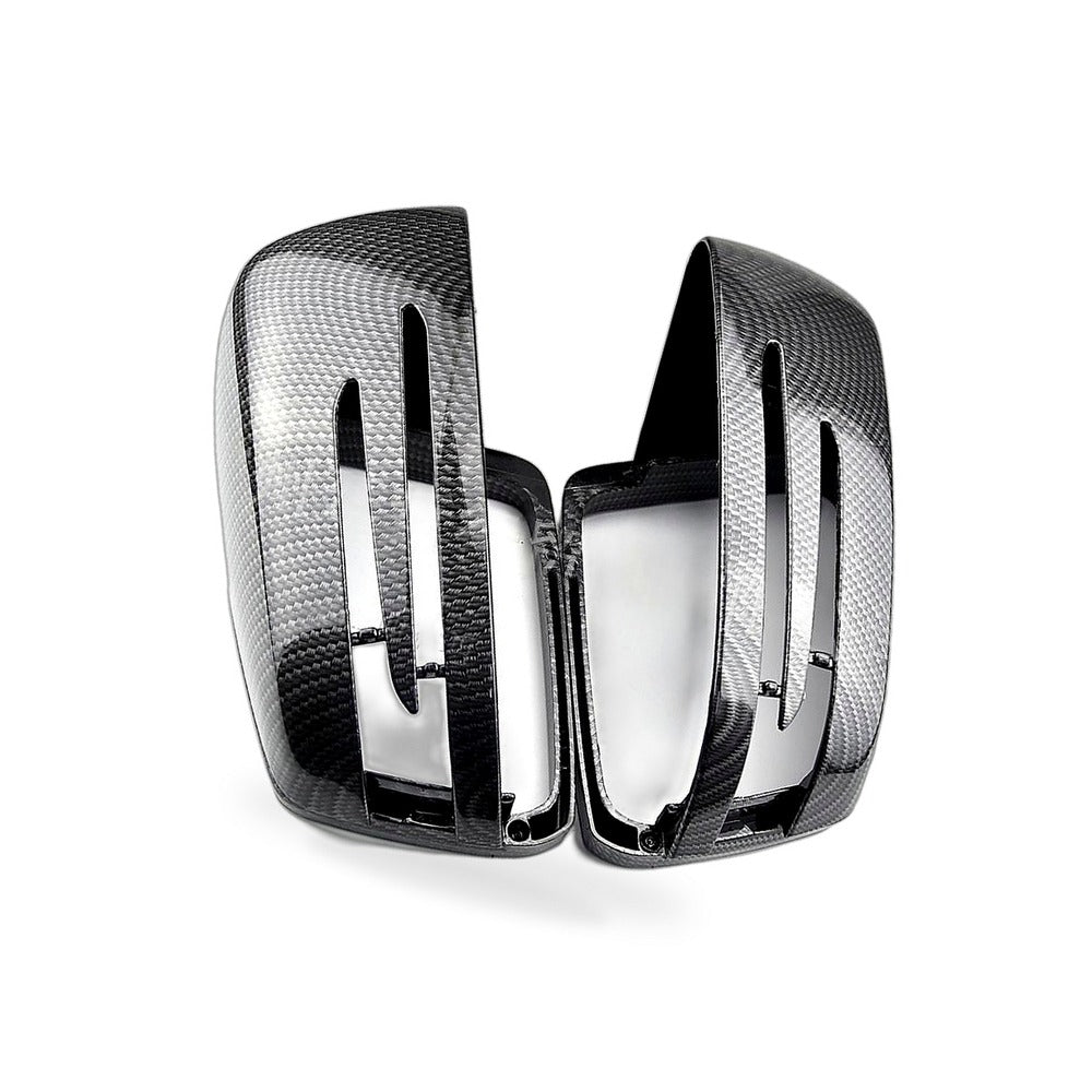 Carbon Fiber Hydrographic Rear View Mirror Cover Suitable for Mercedes W176 W246 - BD1