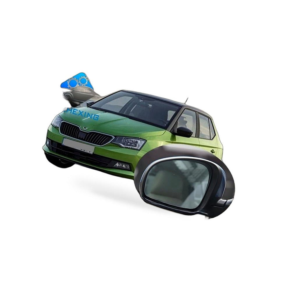 Left Mirror Glass Suitable for Skoda Fabia 2008-2014 5J0 857 521 - BD1