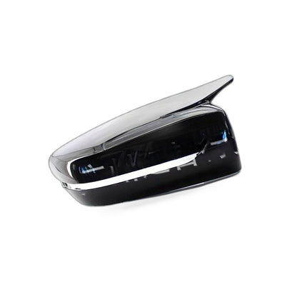 Gloss Black Water Transfer Bullhorn Side Mirror Cover Shell Suitable for BMW G20 - BD2