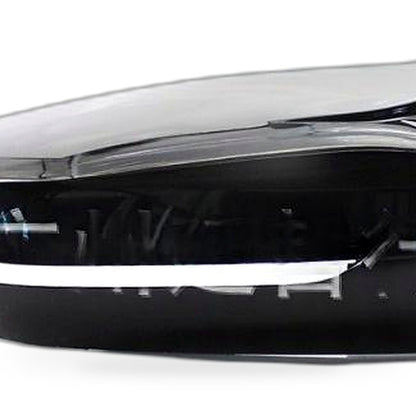 Gloss Black Water Transfer Bullhorn Side Mirror Cover Shell Suitable for BMW G20 - XQ1