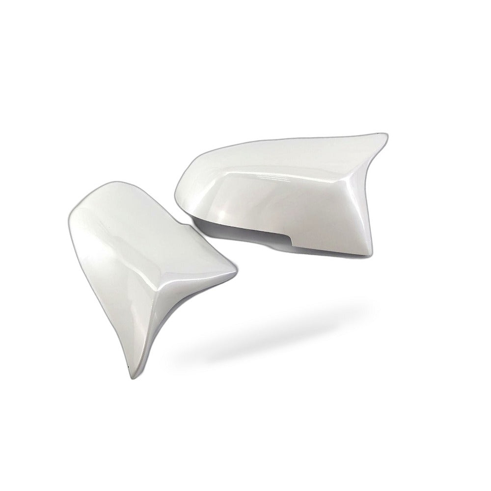 Side Mirror Cover Suitable for BMW 1 2 3 4 Series F20 F30 F32 Pearl White - BD4