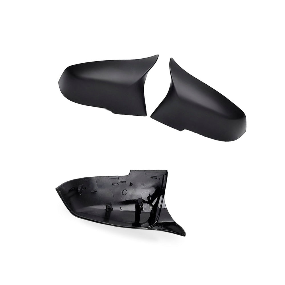 Side Mirror Cowl Suitable for BMW 1 3 4 Series F20 F30 F35 Matte Black - BD1