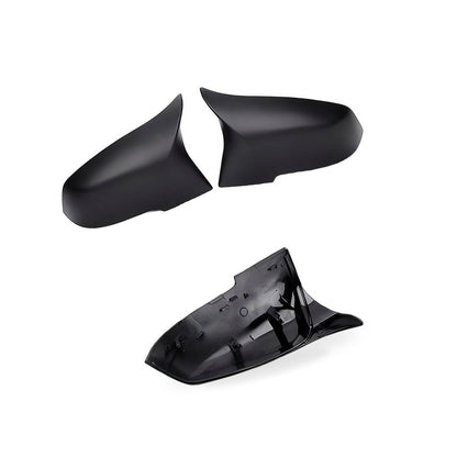 Side Mirror Cowl Suitable for BMW 1 3 4 Series F20 F30 F35 Matte Black - BD2