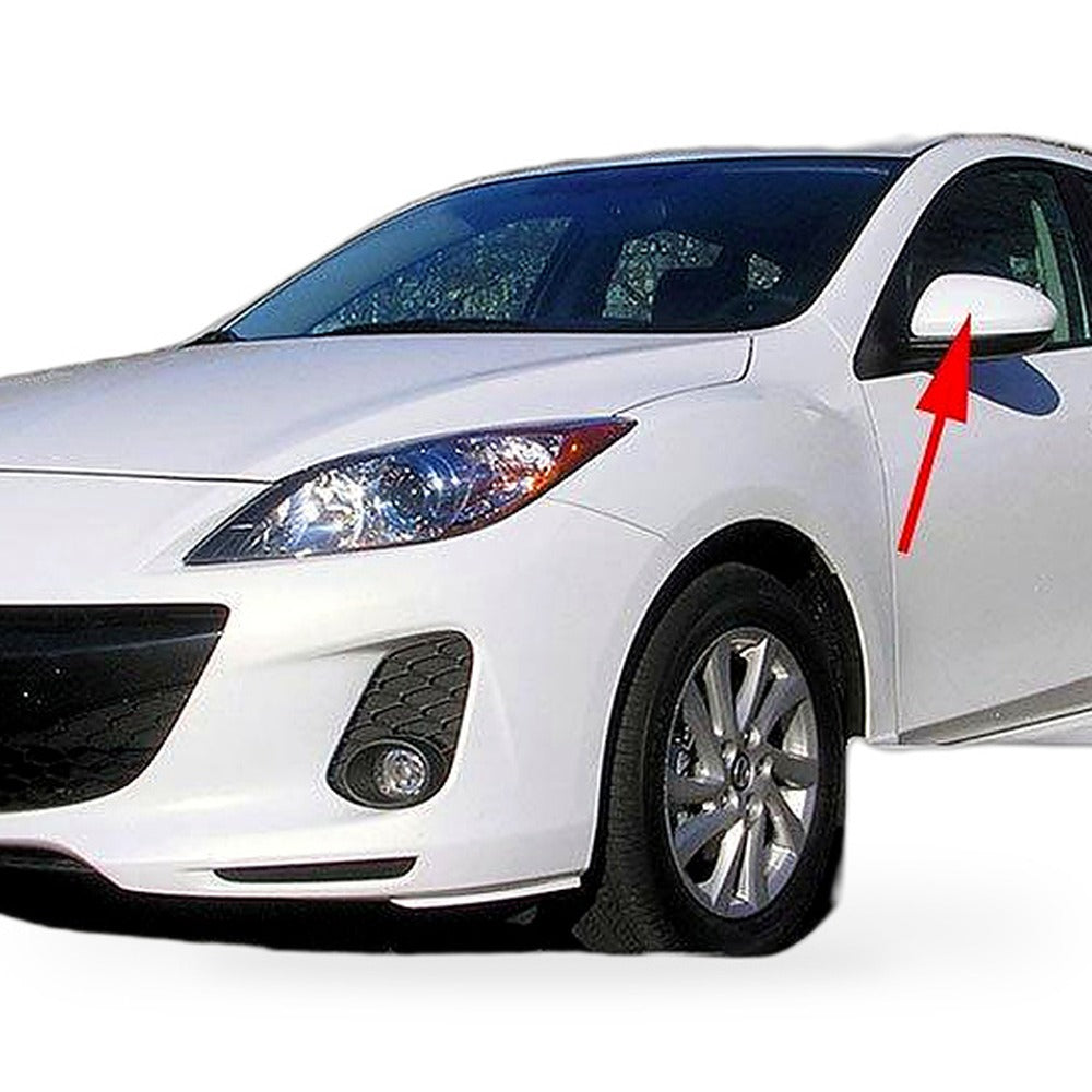 Side Mirror Cover Rearview Mirror Housing Suitable for Mazda 3 BL 2009-2013 - XQ1