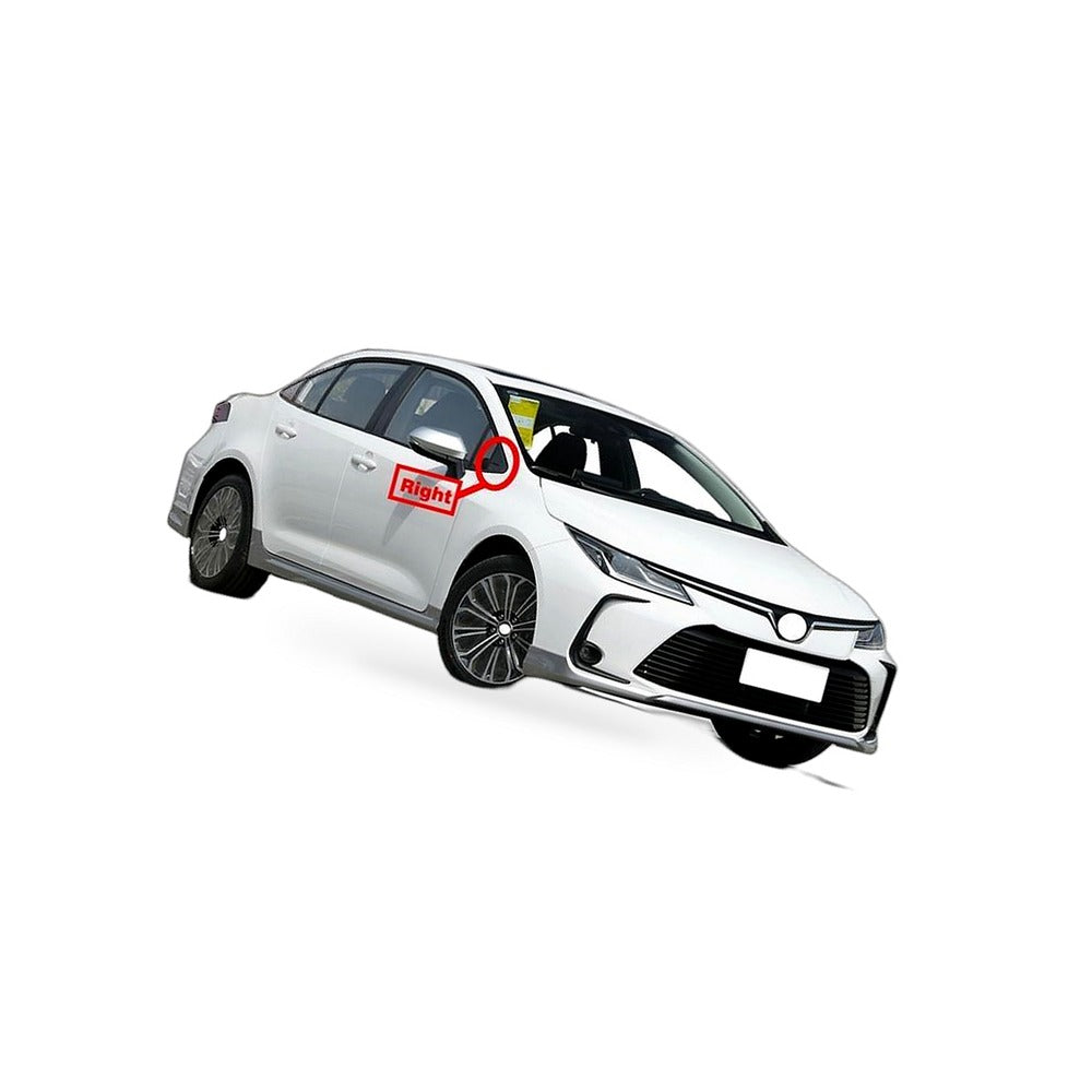 Right Outer Triangle Trim Cover Suitable for Toyota Corolla 2019-2021 - BD1