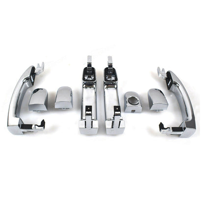 Full Set 4x Outer Door Handles Chrome Suitable For Ford FG Falcon G6/XT/XR6/XR8