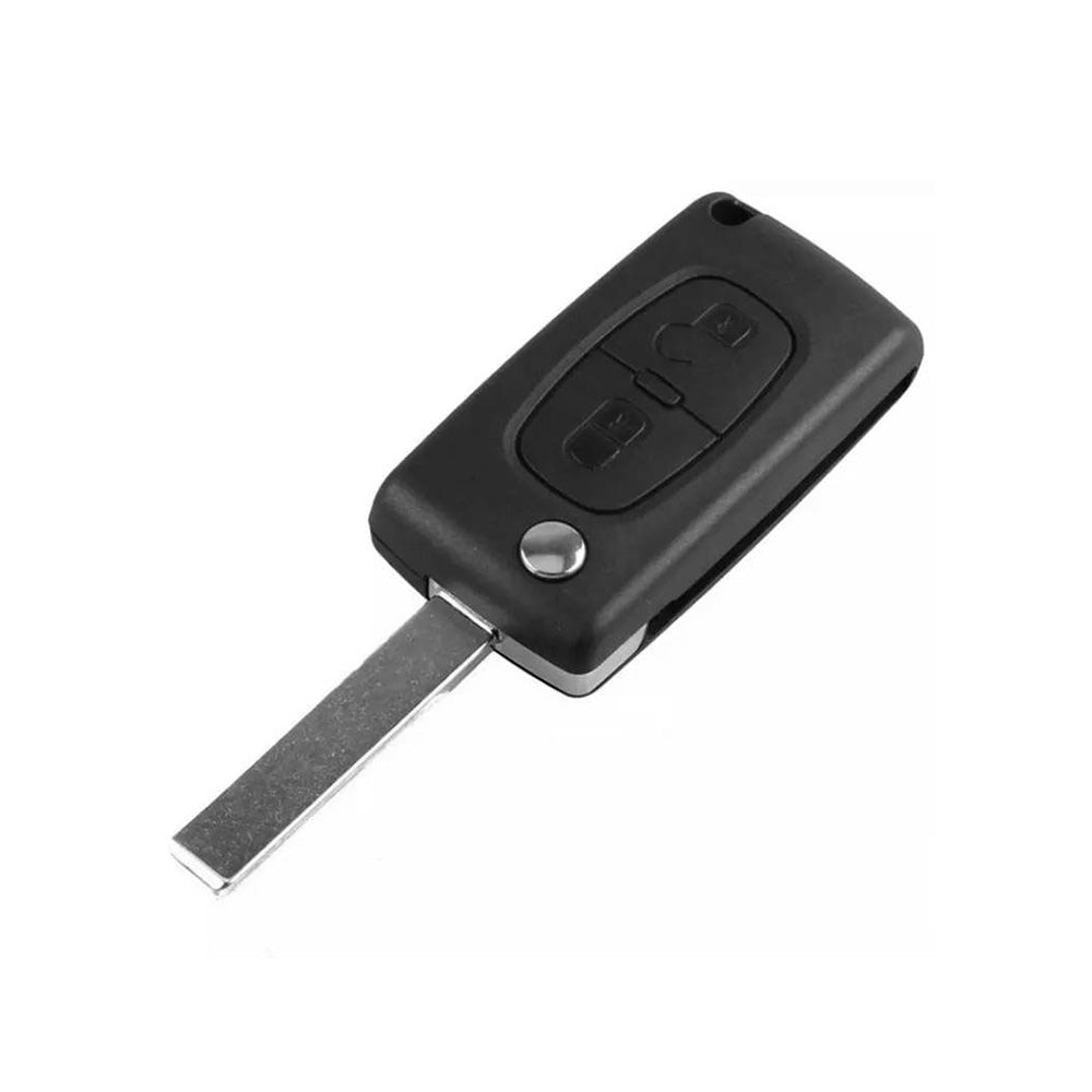 Remote Car Key Fob 2-Buttons 433FSK Suitable for Peugeot 207 307 308 407 807.