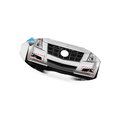 Fog Light Cover Grille Suitable for Cadillac CTS 2011-2014 Chrome Left 15904574 - BD1