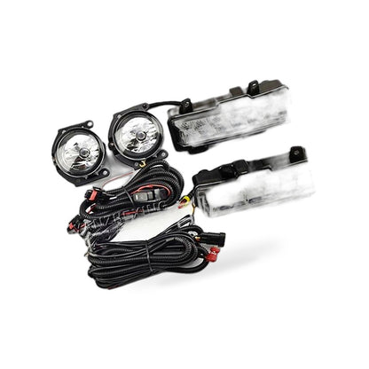 Fog Light Frame Suitable for Mitsubishi Pajero V93 V97 2015-2019 LED DRL - BD2