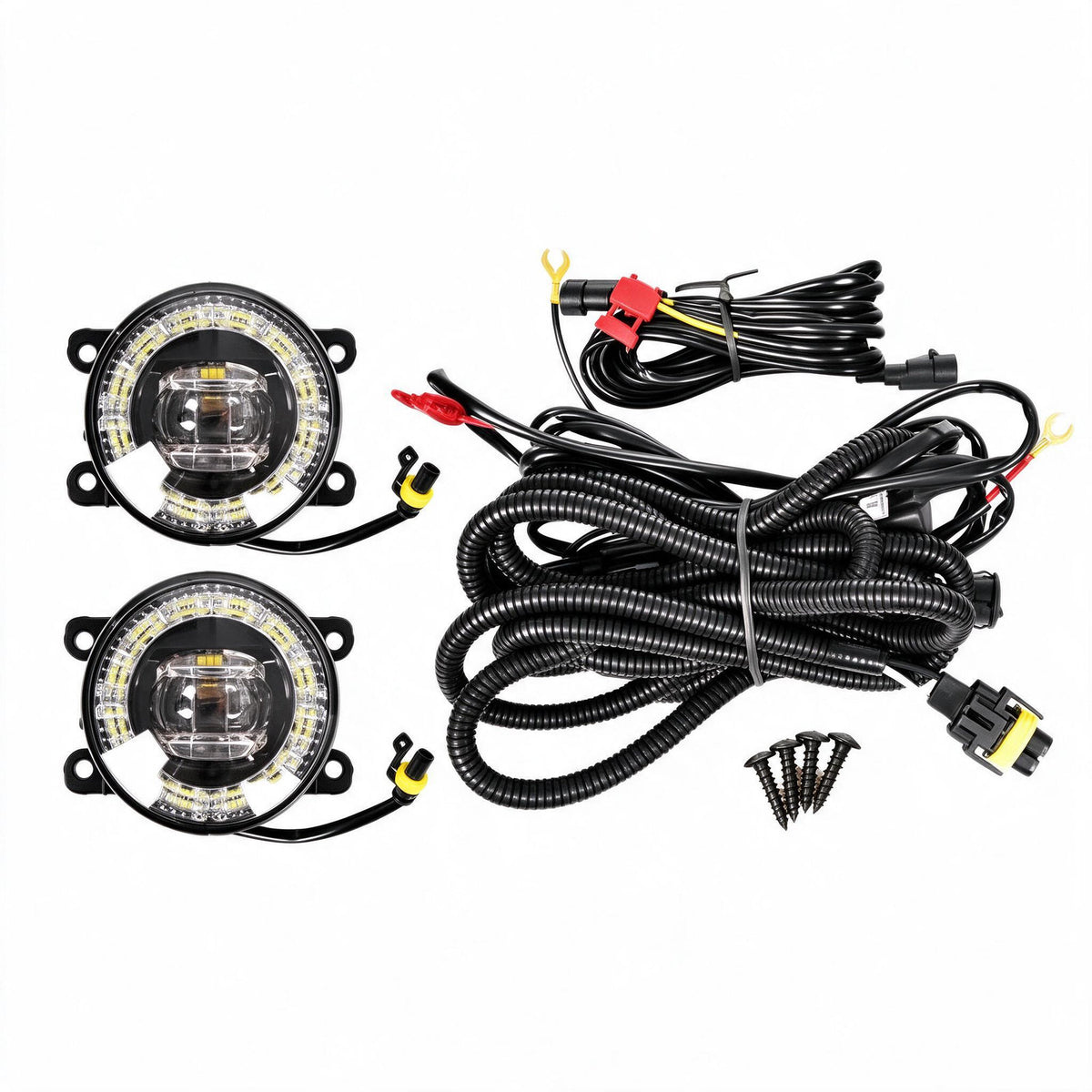 LED Fog Light Halo Ring Set LH RH Suitable for Chevrolet Cruze Ford Fiesta Focus - BD1