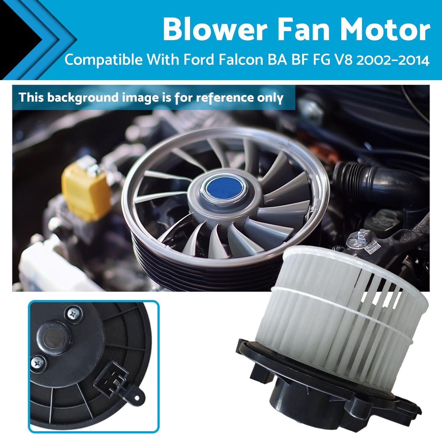HVAC Blower Fan Motor Dashboard Suitable For Ford Falcon BA BF FG 6Cyl V8 02-14.