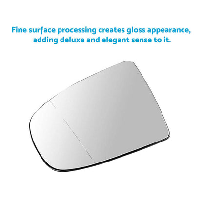 Left Heated Wing Side Mirror White Glass Suitable For BMW X5 X6 E70 E71 E72