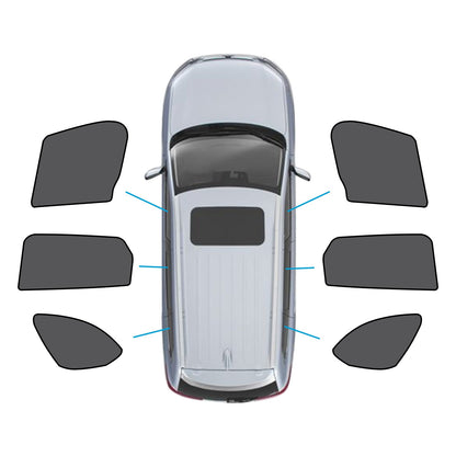6x Car Window Sun Shades Suitable For Mazda CX-9 2016-2025 UV & UVB Protection.
