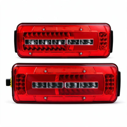 Full LED Tail Light Assembly Set Suitable for Universal Truck 24V LH RH - ZT2
