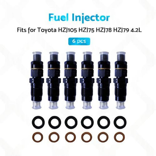 6x Diesel Fuel Injectors Suitable for Toyota Celica 1.8L