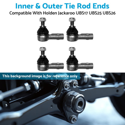 Inner & Outer Tie Rod Ends Suitable For Holden Jackaroo UBS17 / UBS25 / UBS26 1988-2004