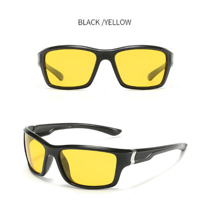Men Polarized Sports Sunglasses Running Cycling Wrap Around Fishing Driving.