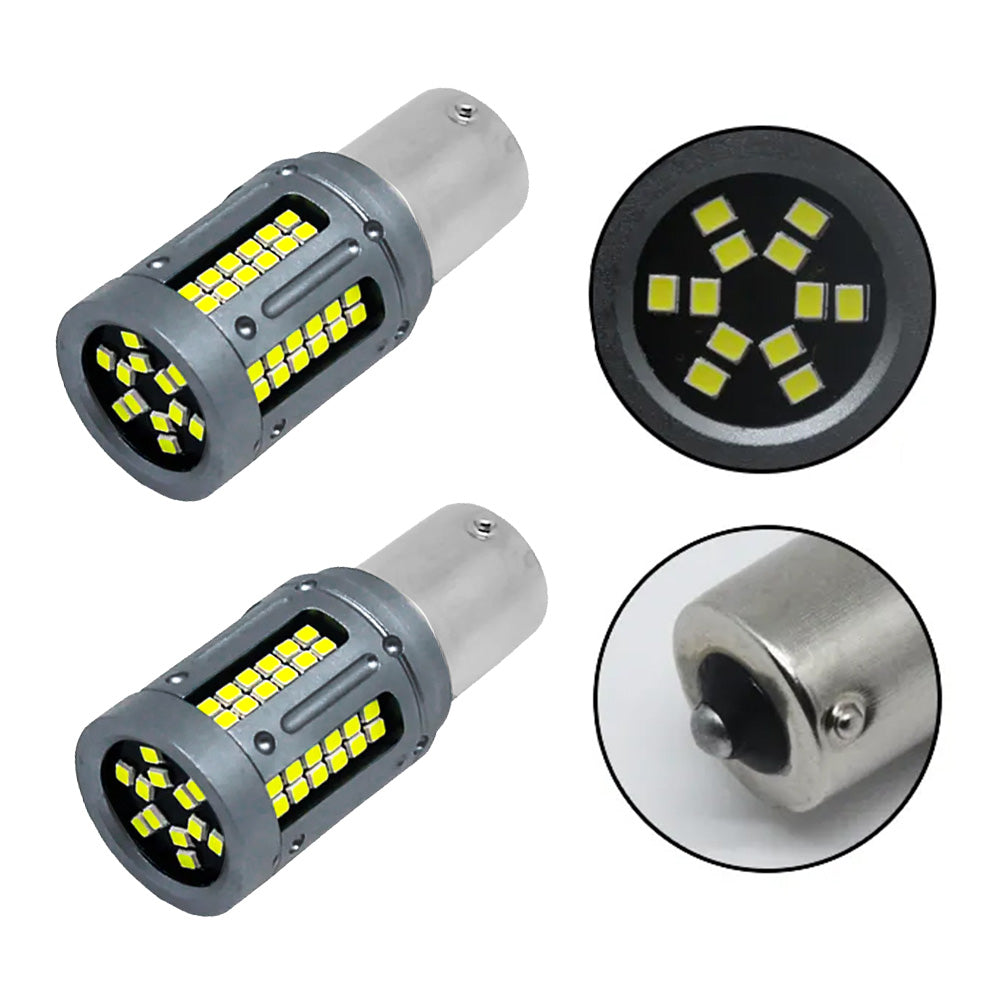 LED White Rear Reverse Bulbs BA15s Suitable For Holden Commodore VT VX VY VZ VE.