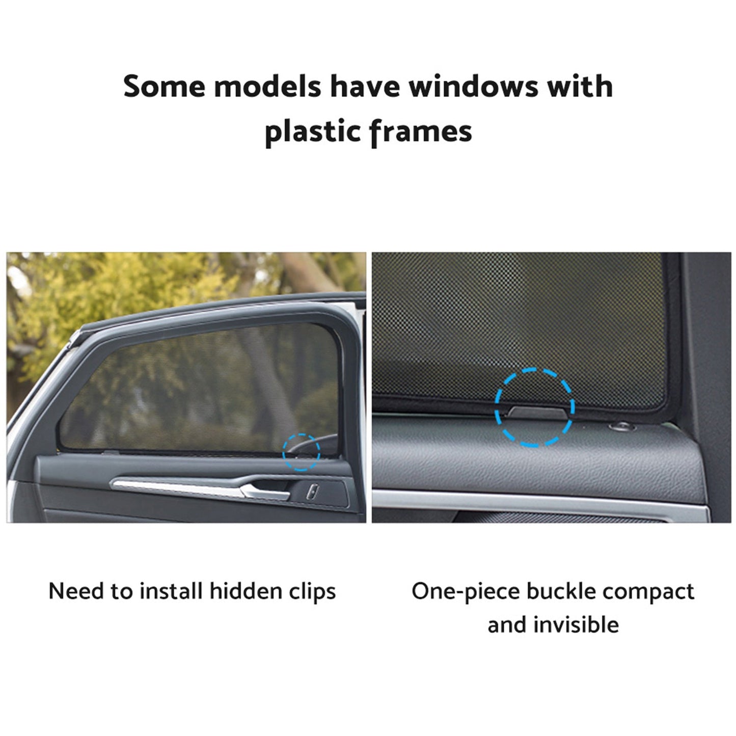 2x Car Window Shades Suitable For Mazda CX-5 KE 1st Gen 2012-2017 UV Protection