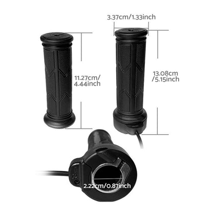 Full Twist Throttle Electric Bike Ebike Right Hand 3Pin Bike Grip Twist Throttle