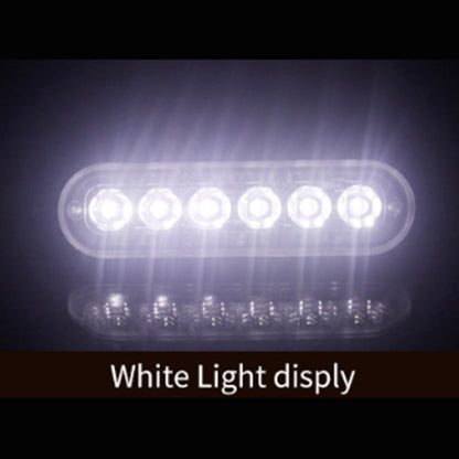 4x 6 LED Strobe Flash Light Emergency Warning Lamp Yellow Suitable For Car Truck