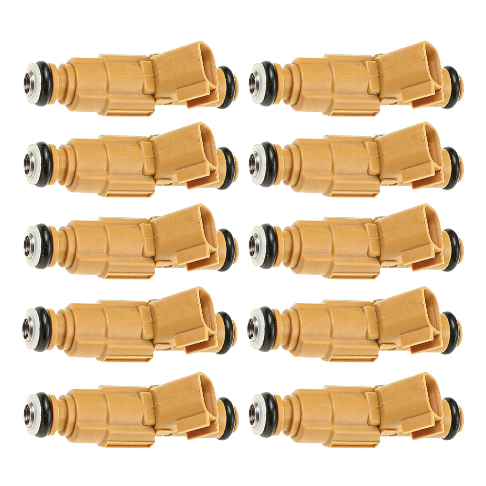 10x Fuel Injector Suitable For Ford E-350 F-250 F-350 F-450 F-550 F53 6.8L V10