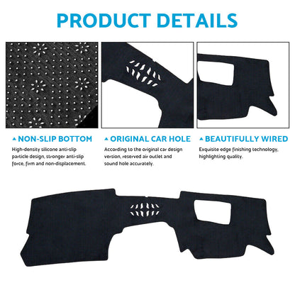 Non-Slip Dash Mat Suitable For Mazda CX-30 CX30 2019-2023 Dashboard Cover w HUD.