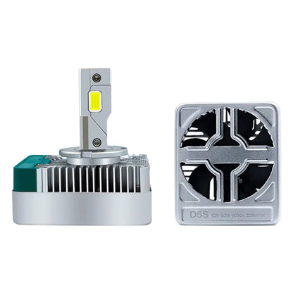 2pcs D5S LED Headlight Bulbs Conversion Kit Replace HID Xenon Lamps 6000K 90W.