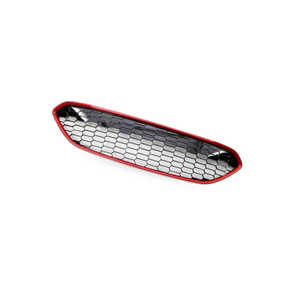 Front Grille Mesh Insert Suitable for Ford Fiesta 2013-2016 Red Honeycomb - BD1