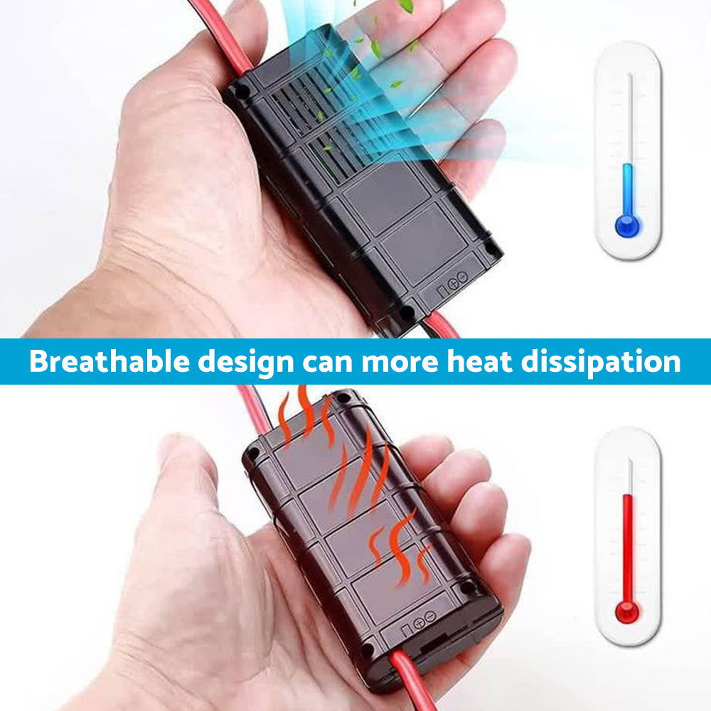 Digital Watt Meter 2x 200A Suitable For Solar / Caravan With Anderson Style Plug