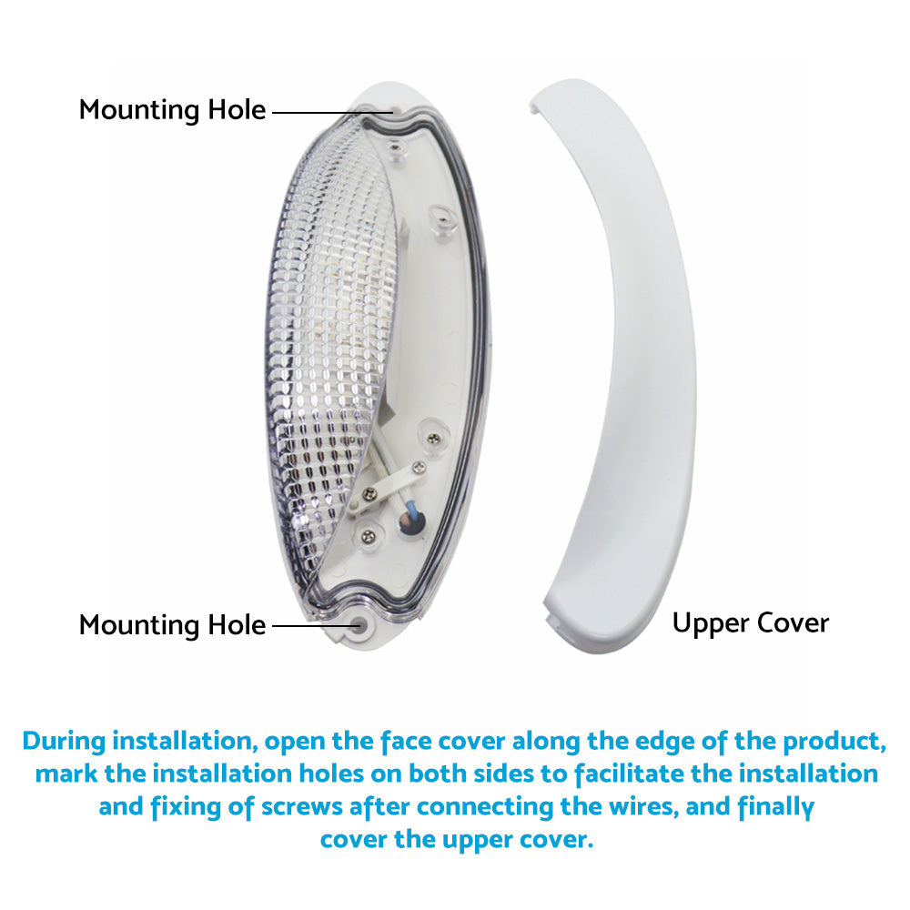 Caravan Halogen Light Lamp for Caravan RV Motorhome Awning Light  9-12V.