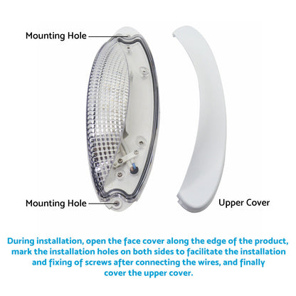 Caravan Halogen Light Lamp for Caravan RV Motorhome Awning Light  9-12V.