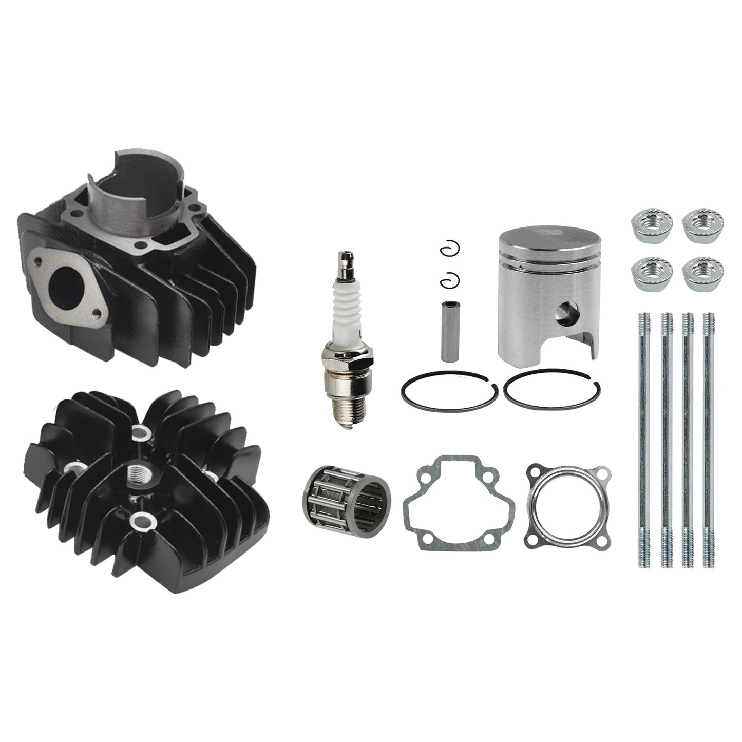 Big Bore Cylinder Piston & Gasket Kit Suitable For Yamaha PW50, QT50 60cc 1981-2009.