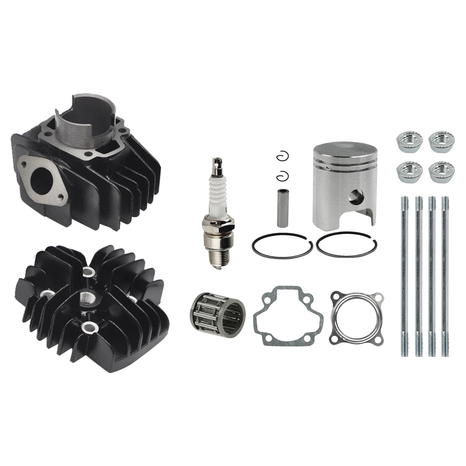 Big Bore Cylinder Piston & Gasket Kit Suitable For Yamaha PW50, QT50 60cc 1981-2009.