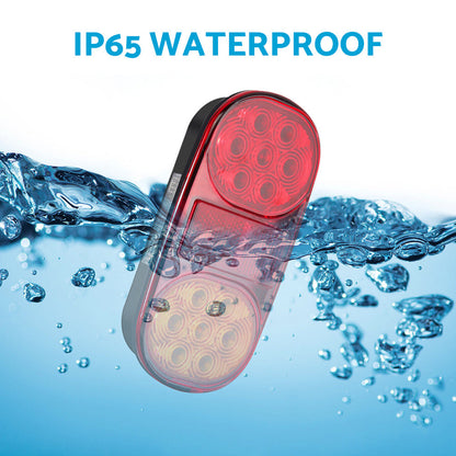 2x Trailer Tail Lights 28 LED Suitable For Truck, Camper, UTE, Caravan & 4WD Stop Indicator