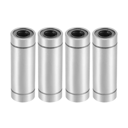 4x LM8UU Extra Long Linear Ball Bearings 8mm Bore 15mm OD 45mm Length