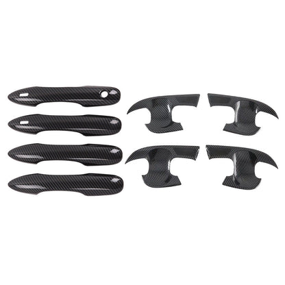 Carbon Fiber Door Handle Cover  and  Bowl Cup Surround Kit Suitable For Toyota Camry.