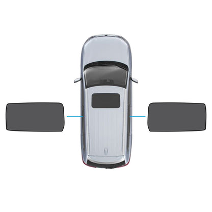 2x Rear Port Window Magnetic Mesh Sunshades Suitable For Kia Carnival YP Series