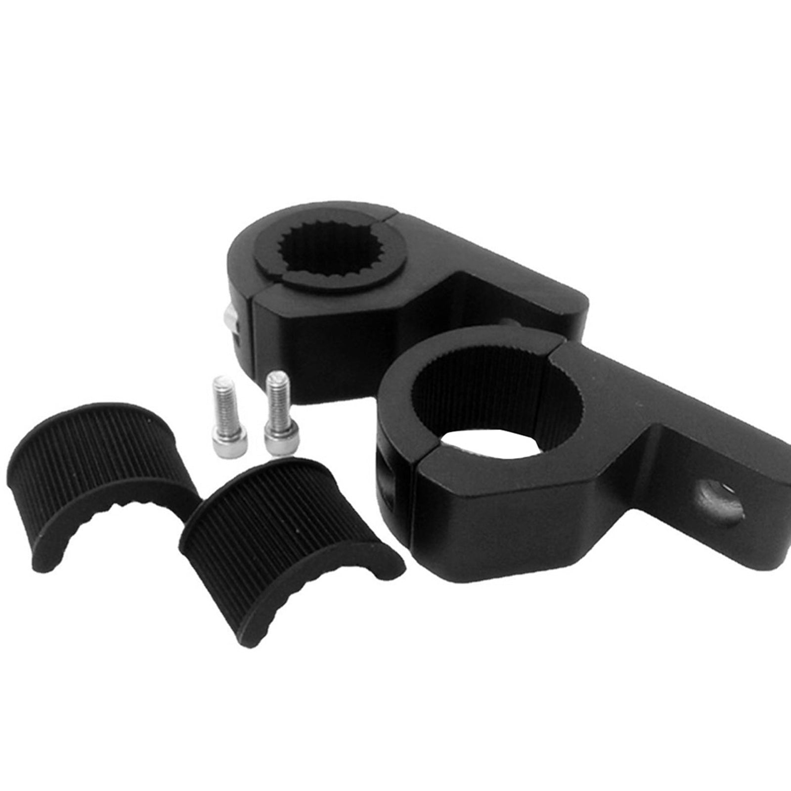 4x 19-32mm (1.2 Inch) Bullbar Pipe Mount Bracket Clamps Suitable For LED Work Light Bar 3 Set Insert.