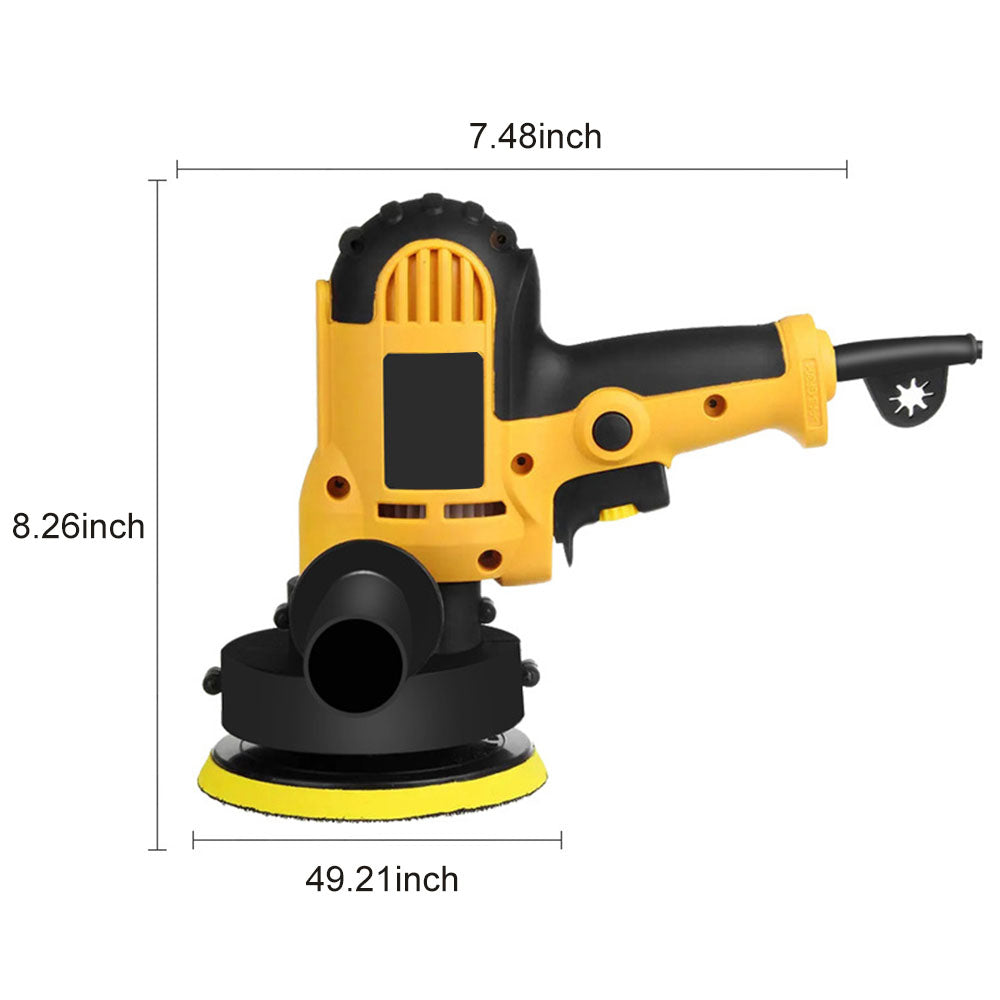 700W Electric Car Polisher 125mm Portable Polishing Machine Waxer Sander Buffer.
