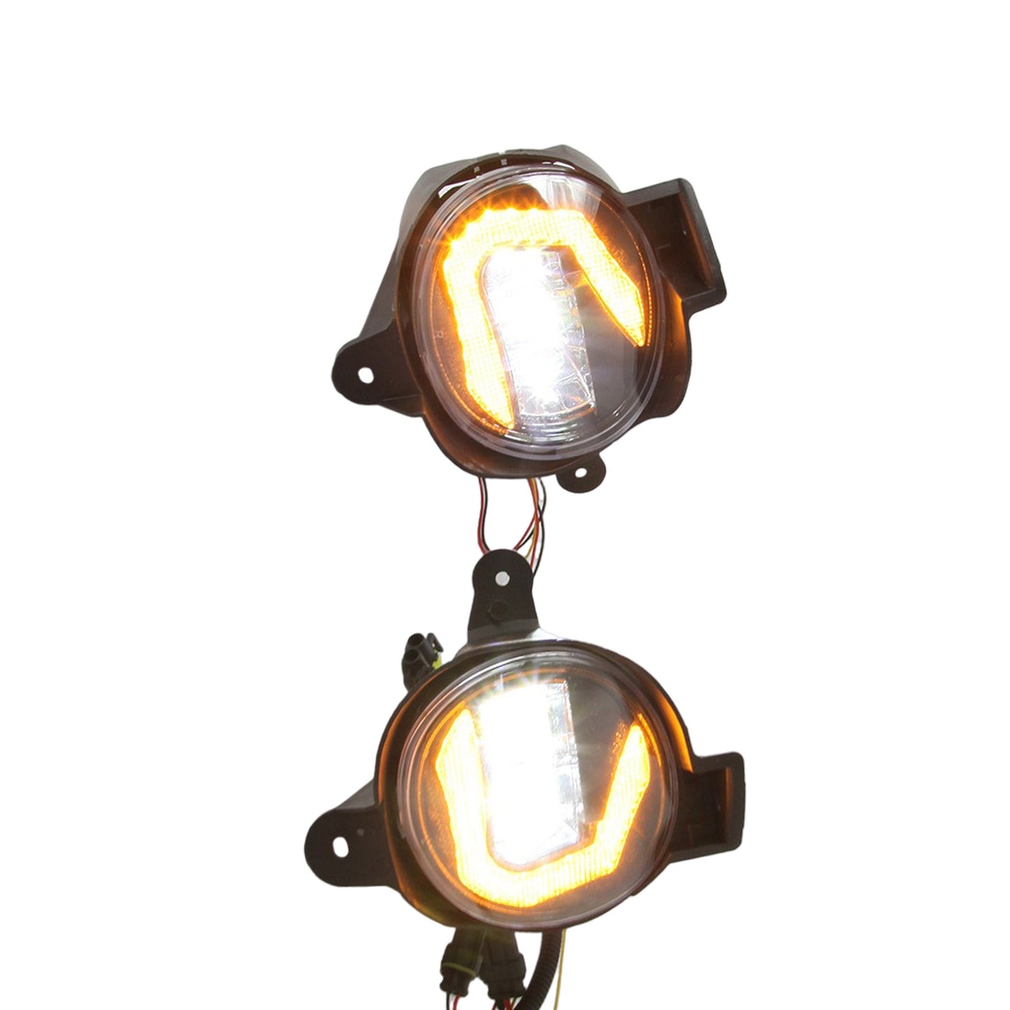 Pair Front Fog Lights LED Waterproof Suitable for Toyota Hilux