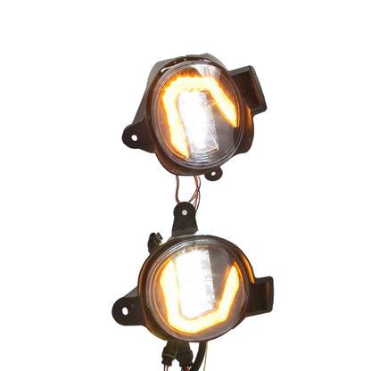 Pair Front Fog Lights LED Waterproof Suitable for Toyota Hilux