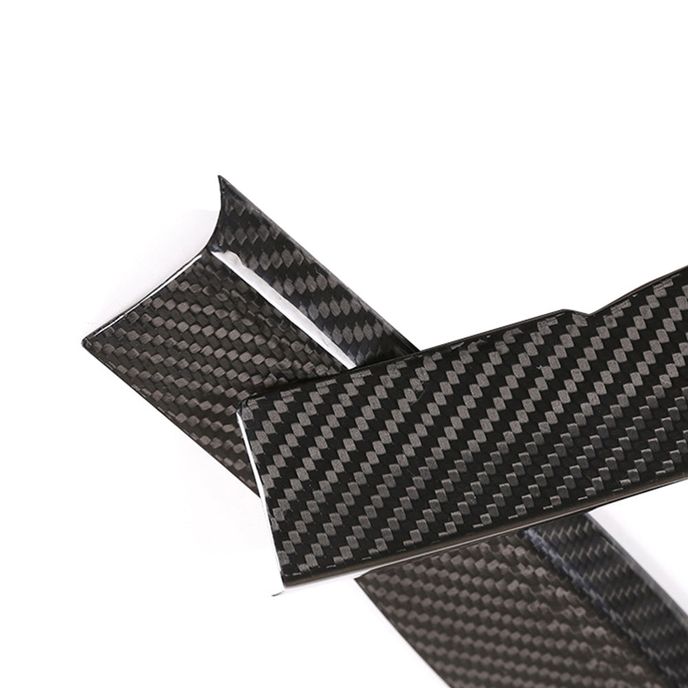 Center Console Carbon Fiber Cover Trim Suitable For Subaru BRZ Toyota 86 13-20.