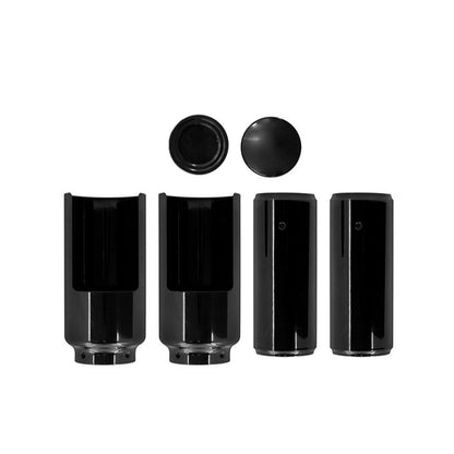 Black Fork Cover Set For Harley Softail M8 Street Bob 2018-2022 Full.