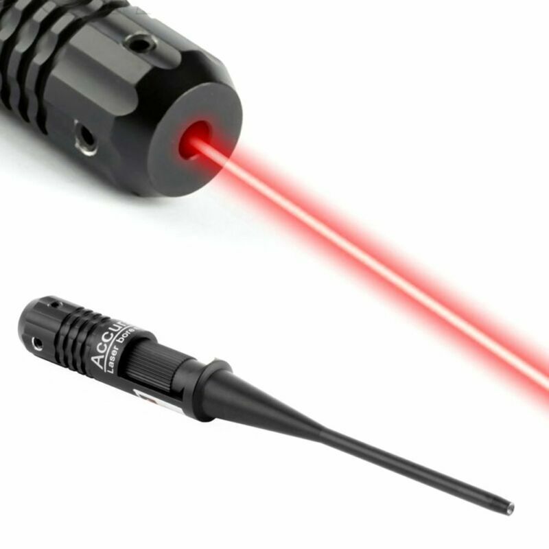 Red Laser Bore Sight Kit Suitable for 22 to 50 Caliber Rifles & Handguns