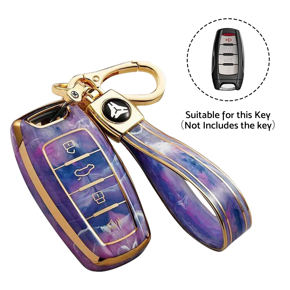 TPU Remote Key Fob Case Cover Suitable for Great Wall H9 2.0L VVT
