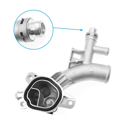 Water Outlet Thermostat Housing Aluminum Suitable for Chevy Cruze 1. 4L 11-18.