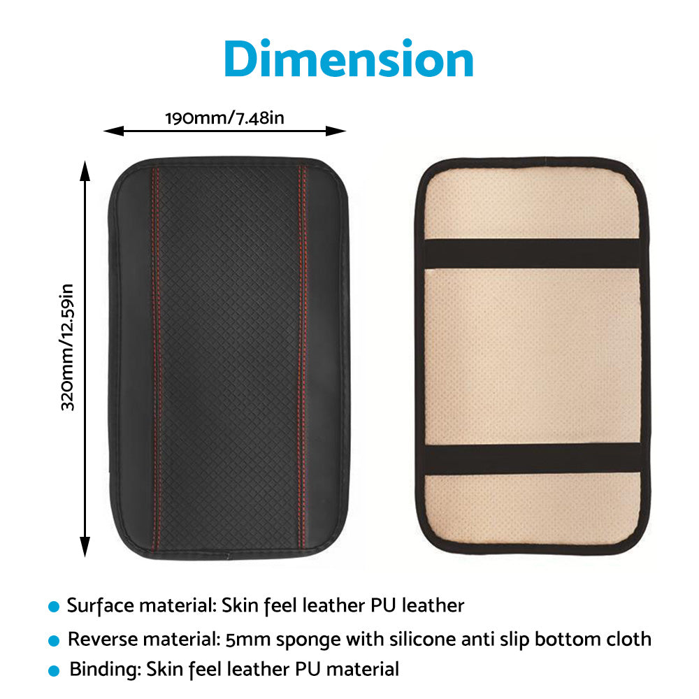 Center Console Armrest Cushion Cover Pad Protector Suitable for Universal
