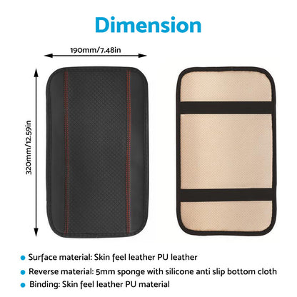Center Console Armrest Cushion Cover Pad Protector Suitable for Universal