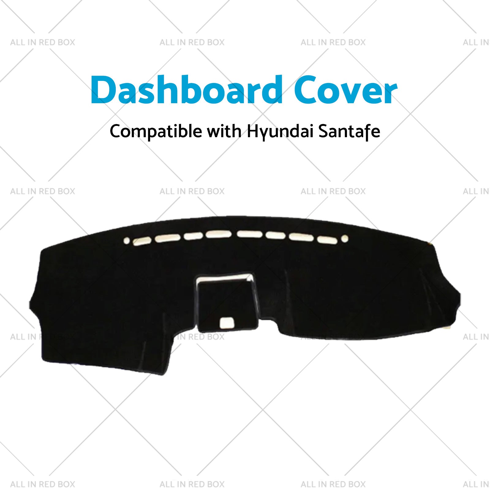 RHD Non-slip Dash Mat Suitable For Hyundai Santafe 2006-2012 Dashboard Cover.
